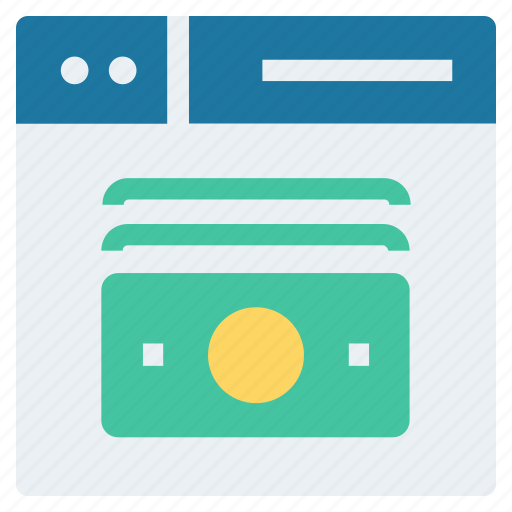 Browser, dollar note, money, page, web, webpage, website icon - Download on Iconfinder