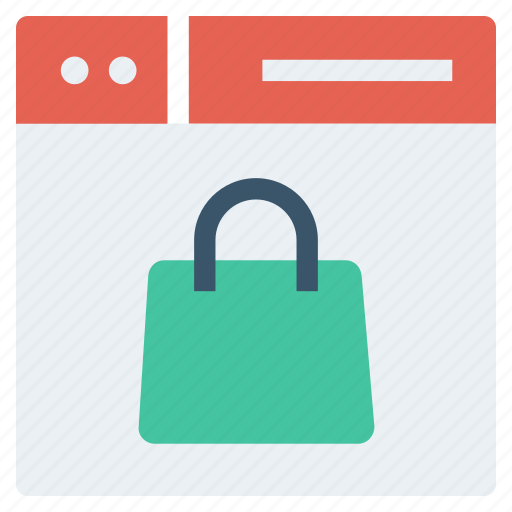 Browser, hand bag, page, shopping bag, web, webpage, website icon - Download on Iconfinder