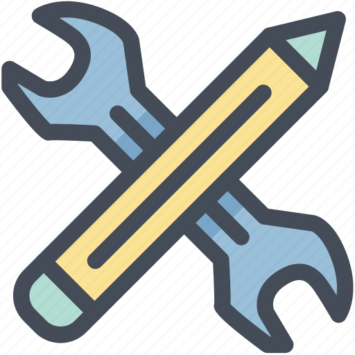 Creativity, custom, design, designing, pencil, tool, wrench icon - Download on Iconfinder