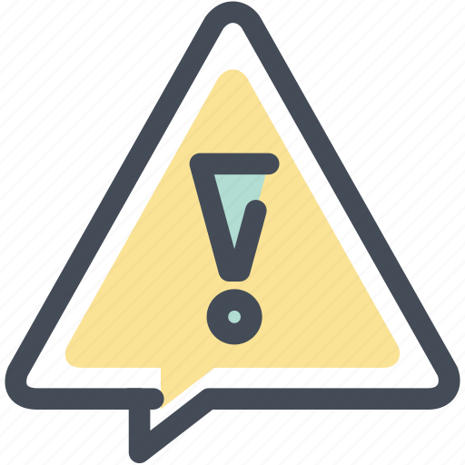 Alert, attention, error, exclamation, message, mistake, warning icon - Download on Iconfinder