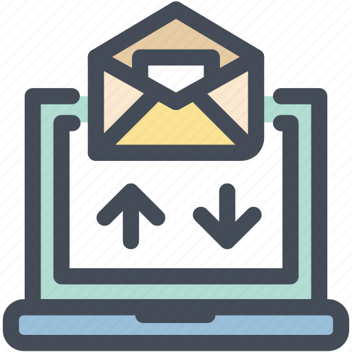 Email, envelope, incoming, laptop, message, recieve, subscription icon - Download on Iconfinder