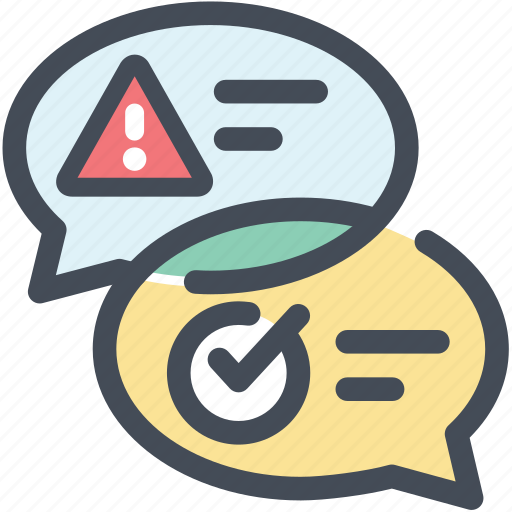 Alert, chat, dialogue, discussion, solving, talk, warning icon - Download on Iconfinder