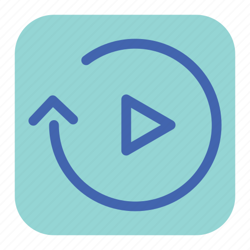 Frequent, play, retry icon - Download on Iconfinder