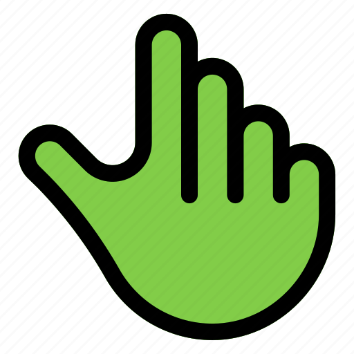 1, hand, gastures, up, select, click icon - Download on Iconfinder