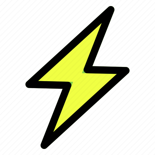 Thunder, lightning, amp, light, essential icon - Download on Iconfinder