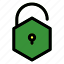 1, unlock, padlock, unsave, security, shield