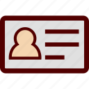 card, employee, id, identification
