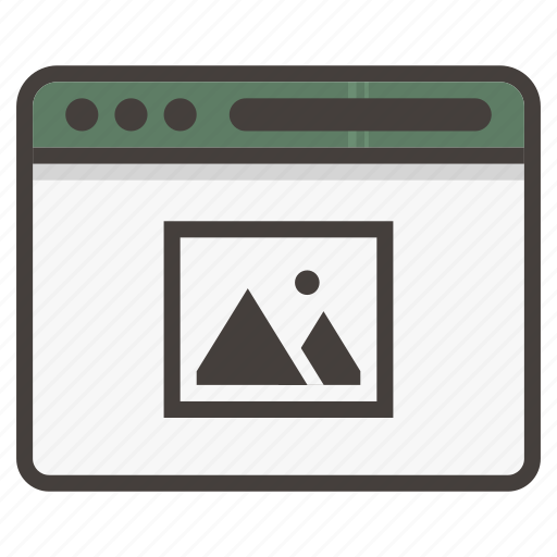 Webdesign, browser, image, photo, window icon - Download on Iconfinder