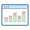 browser, sales report, statistics