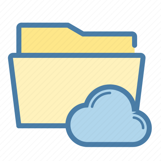 Cloud, documents, folder icon - Download on Iconfinder