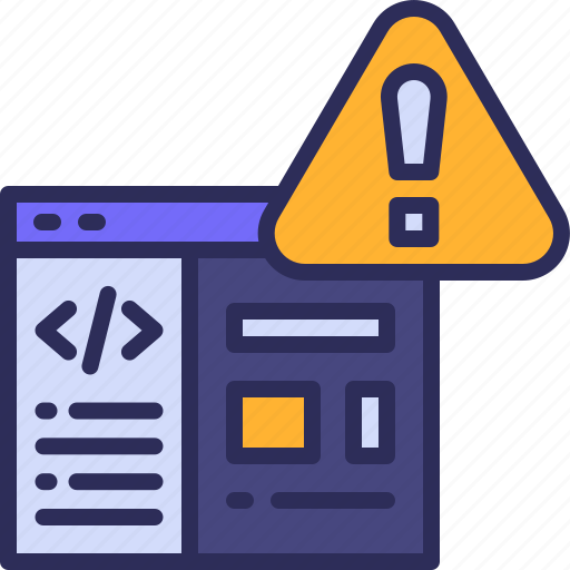 Danger, website, warning, problem, risk icon - Download on Iconfinder