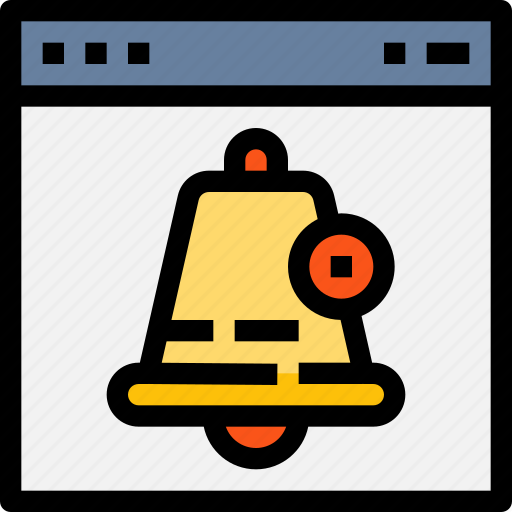 Alarm, alert, browser, interface, page, warning, web icon - Download on Iconfinder