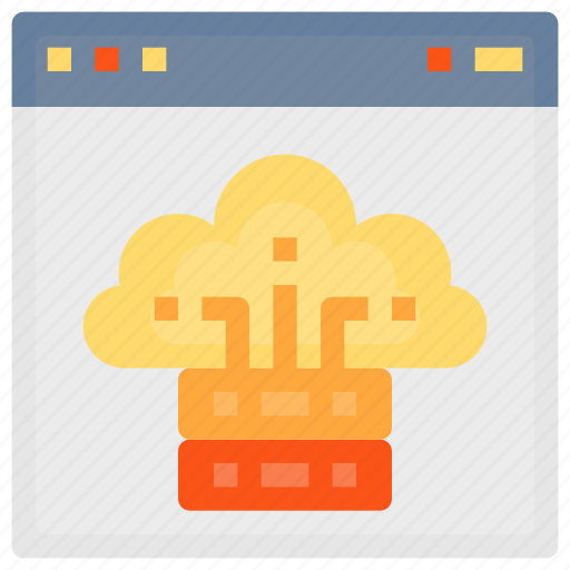Browser, cloud, interface, page, server, storage, web icon - Download on Iconfinder