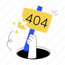 404 issue, 404 error, package error, package failure, error alert 