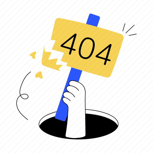 404 issue, 404 error, package error, package failure, error alert illustration - Download on Iconfinder