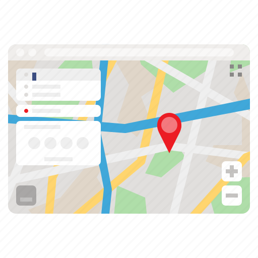 Direction, gps, location, map, navigator, place, site icon - Download on Iconfinder
