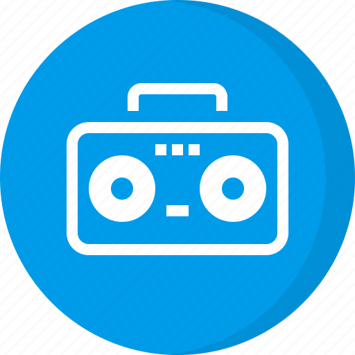Boom box, communication, multimedia, music, recorder, stereo, tape icon - Download on Iconfinder