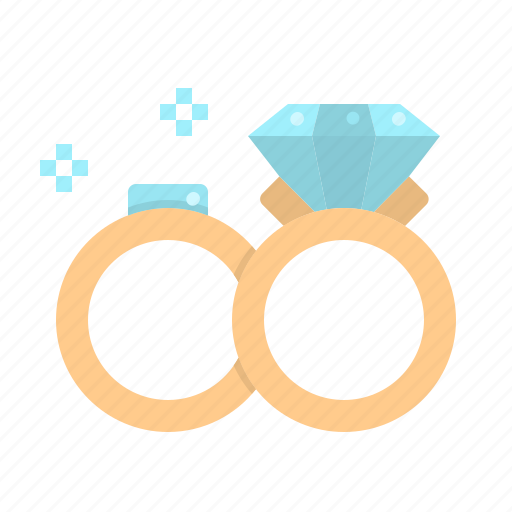 Diamond, engagement, jewel, love, proposal, rings, wedding icon - Download on Iconfinder