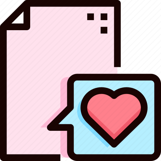 Document, heart, invitation, invite, love, wedding icon - Download on Iconfinder