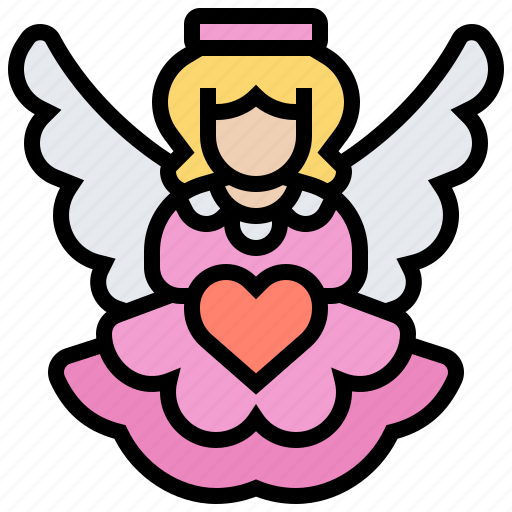Angel, cupid, girl, love, wings icon - Download on Iconfinder