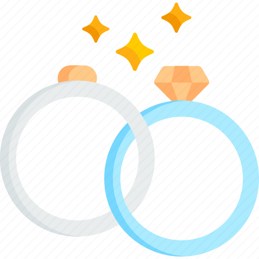 Marriage, rings, romance, wedding icon - Download on Iconfinder