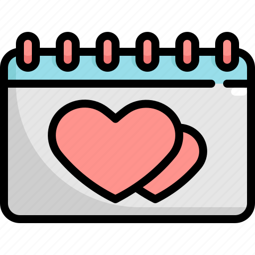 Calendar, love, marriage, romance, valendar, wedding icon - Download on Iconfinder