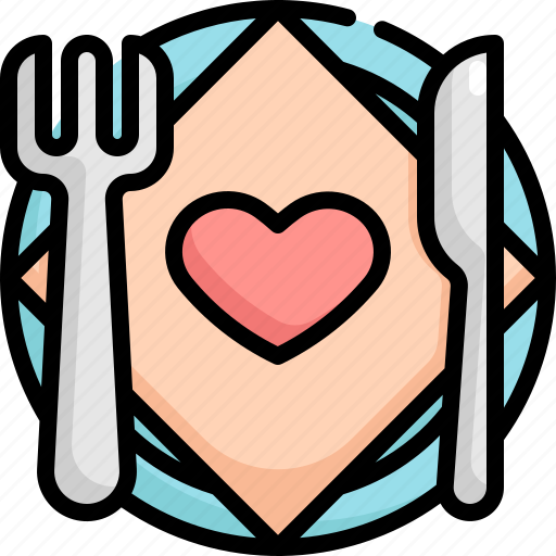 Food, love, marriage, plate, romance, wedding icon - Download on Iconfinder