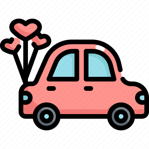 Car, honey moon, love, marriage, romance, travel, wedding icon - Download on Iconfinder