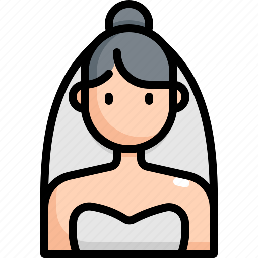 Bride, love, marriage, romance, wedding, woman icon - Download on Iconfinder