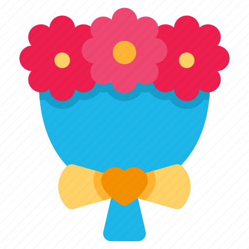 Flower, bouquet, plant, floral, rose, valentine icon - Download on Iconfinder