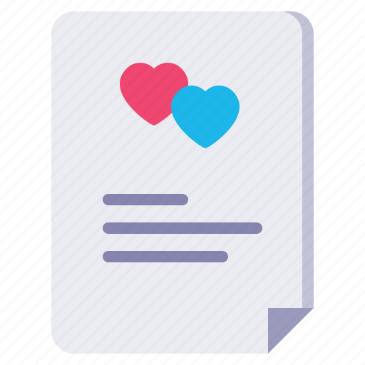 Marriage, contract, wedding, agreement, document, data, file icon - Download on Iconfinder