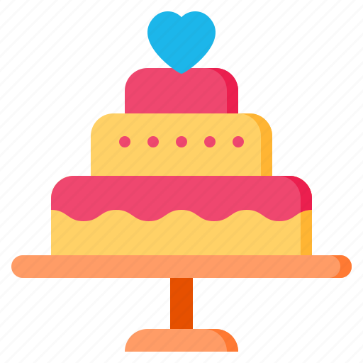 Wedding, cake, love, valentine, romance, food icon - Download on Iconfinder
