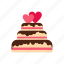 cake, celebration, decoration, dessert, love, sweet, wedding 