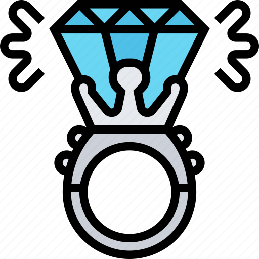 Diamond, ring, engagement, value, jewelry icon - Download on Iconfinder