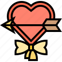 arrow, heart, lovestruck, romantic, cupid