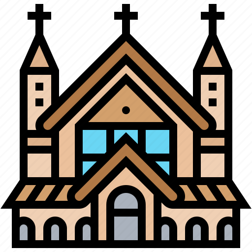 Church, cathedral, basilica, religion, building icon - Download on Iconfinder
