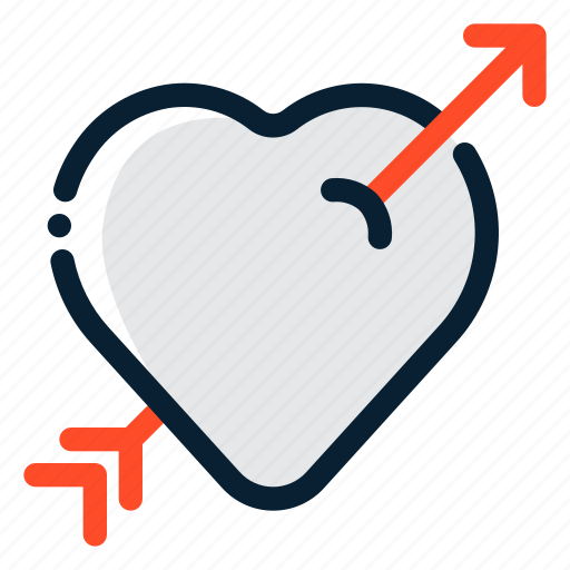 Hearts, arrow, marriage, love, wedding icon - Download on Iconfinder