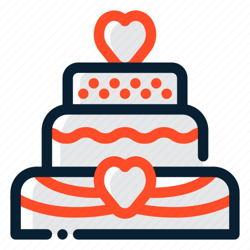 Wedding cake, dessert, marriage, love, wedding icon - Download on Iconfinder