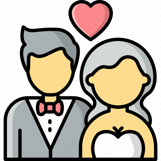 Wedding, couple, bride, groom icon - Download on Iconfinder