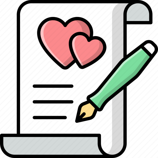 Wedding, contract, document, pen icon - Download on Iconfinder