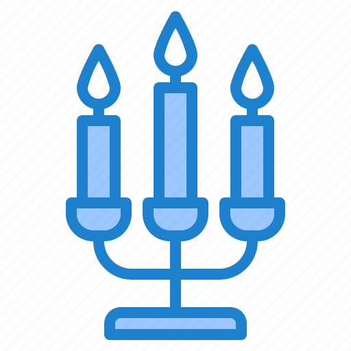 Candle, light, romance, menorah, celebration icon - Download on Iconfinder