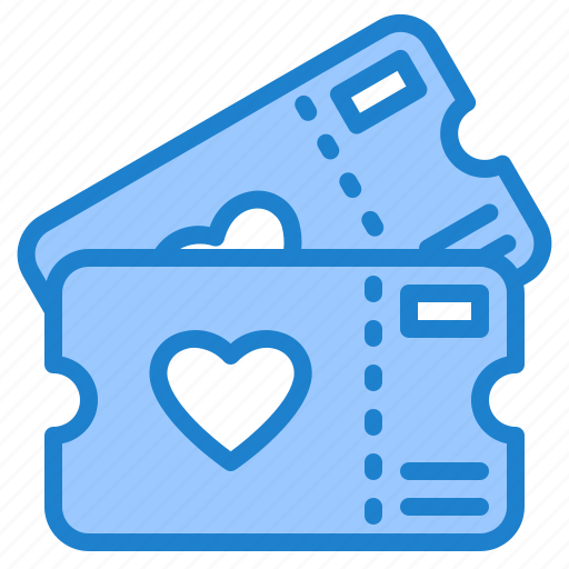 Ticket, love, movie, wedding, valentines icon - Download on Iconfinder