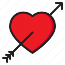 love, valentine, heart, romanctic, arrow