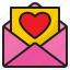 mail, love, heart, wedding, letter 
