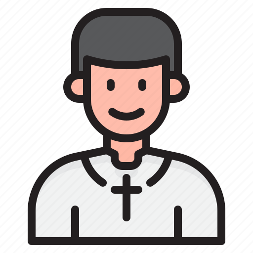 Pastor, christian, father, wedding, cross icon - Download on Iconfinder