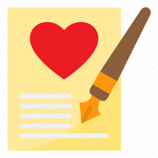 Card, heart, writing, love, wedding icon - Download on Iconfinder