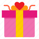 gift, box, love, valentine, wedding