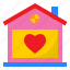 home, hourse, love, heart, building 