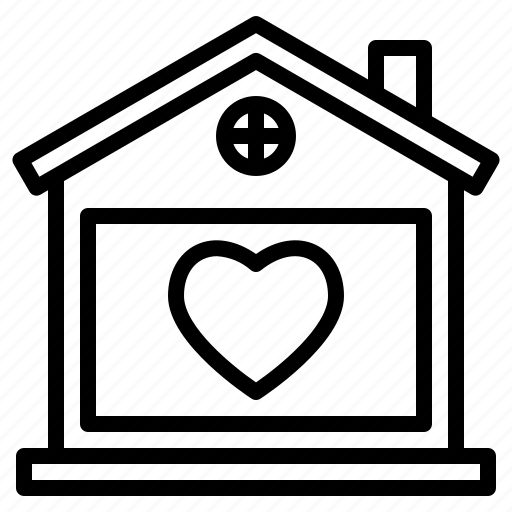 Home, hourse, love, heart, building icon - Download on Iconfinder