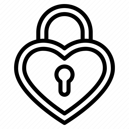 Lock, love, valentine, heart, wedding icon - Download on Iconfinder